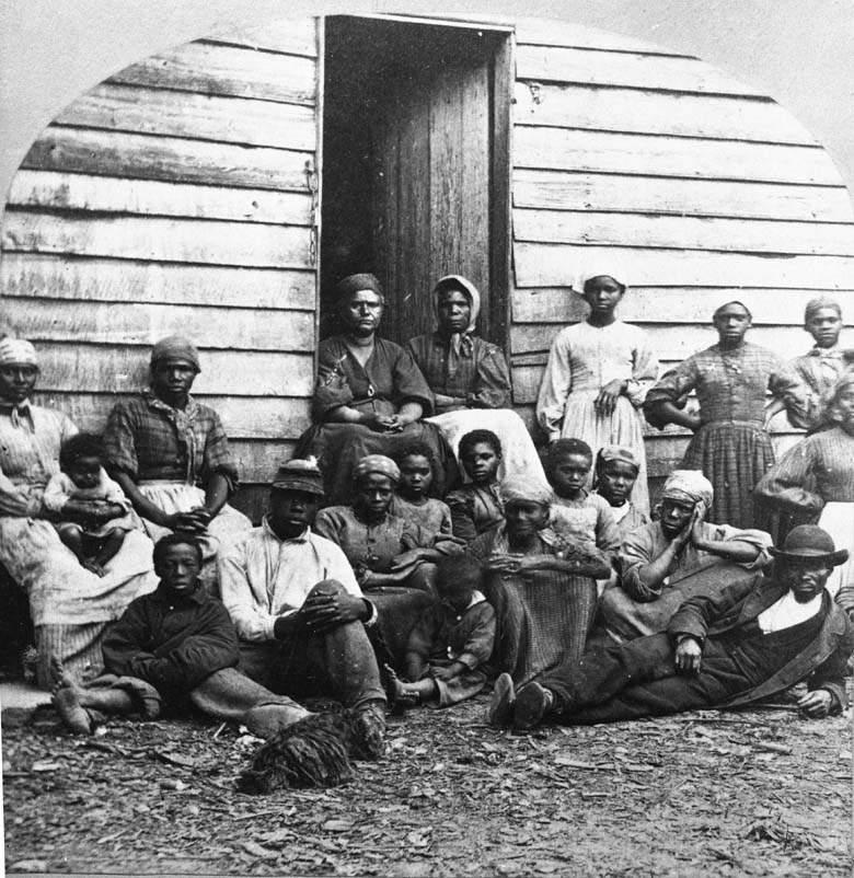 Historical Photo of Family of African Americans