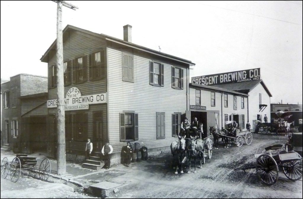  The Crescent Brewing Co. in Aurora, IN. from Hoosier Beer, pg. 26.