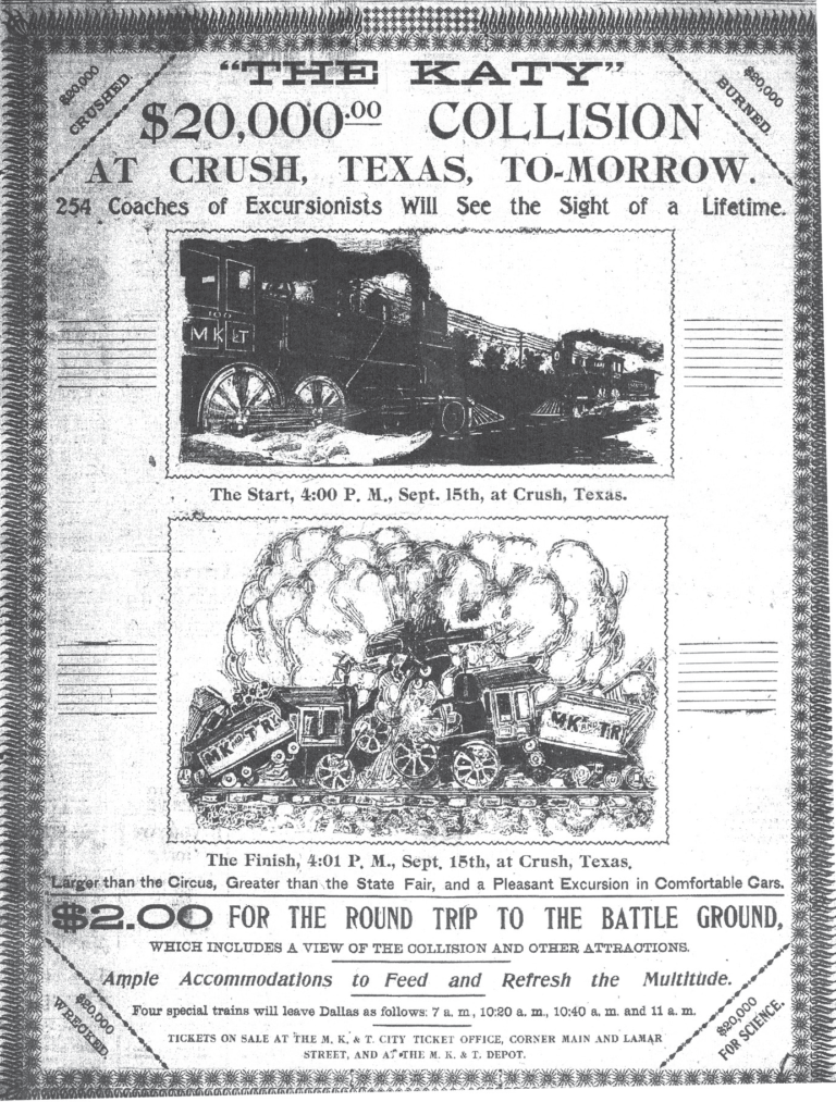 The Katy Smash-Up: The Staged Locomotive Crash in Crush, Texas