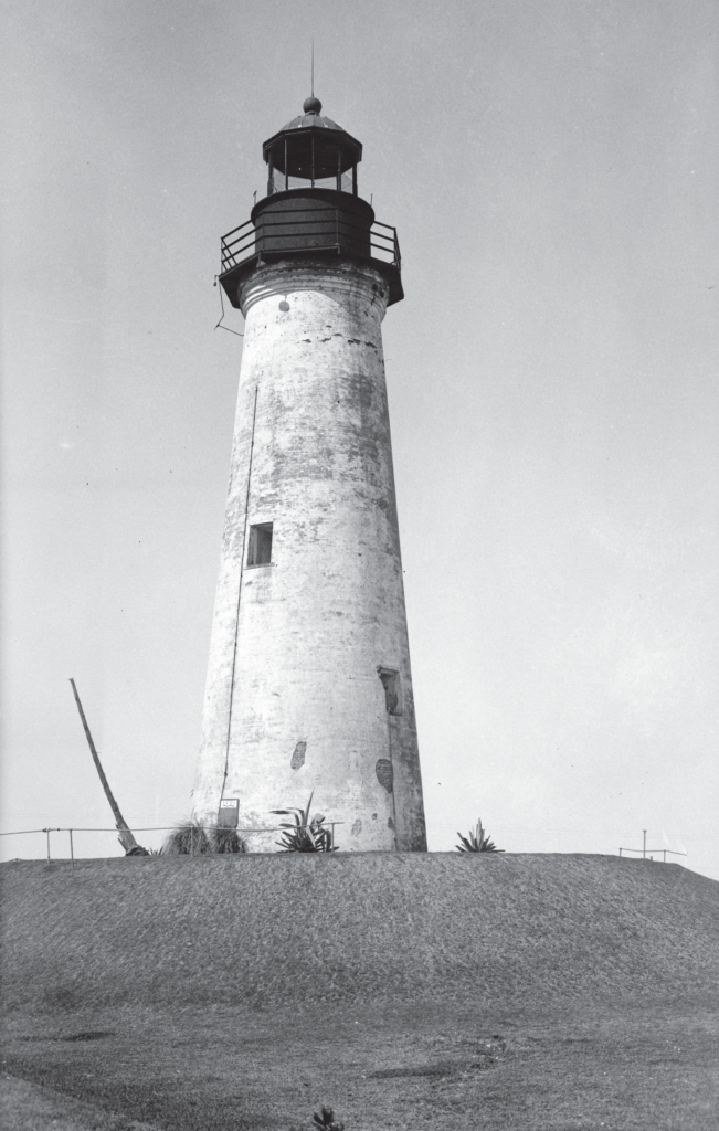 The Port Isabel Lighthouse before full restoration. 
