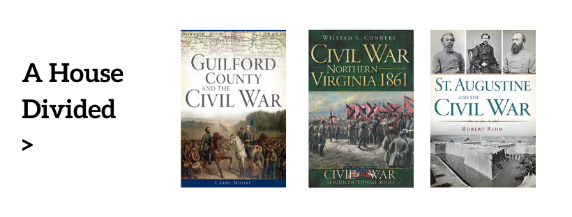Civil War history books banner ad.
