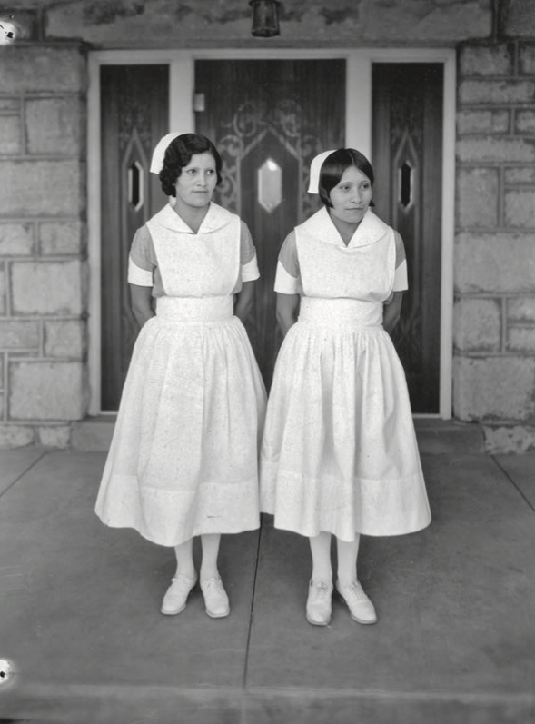 Two Native American nurses