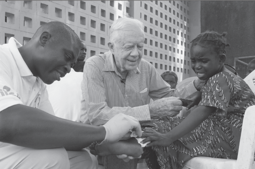 Jimmy Carter Guinea Worm Eradication as part of Centers for Disease Control efforts
