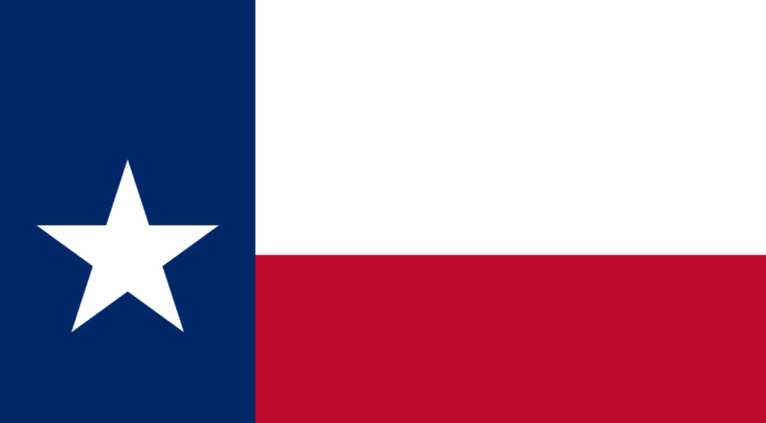 An image of the Lone Star flag.