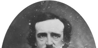 A portrait of Edgar Allen Poe
