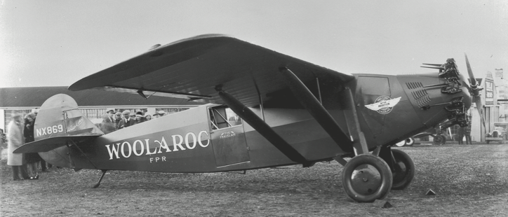 An image of the Woolaroc plane