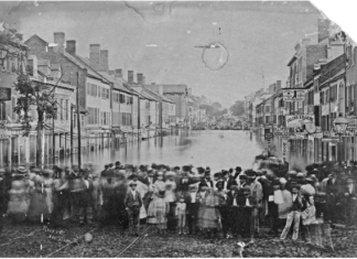 Richmond residents commemorate the 1870 flood.