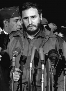 Fidel Castro, leader of Cuba during the Cold War and beyond.